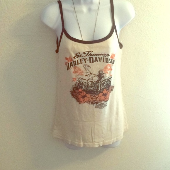 Vintage Tops - 🔴Vintage Harley tank
